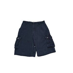 Wonder Nation Boys Flex Cargo Shorts Black (Size: 14)